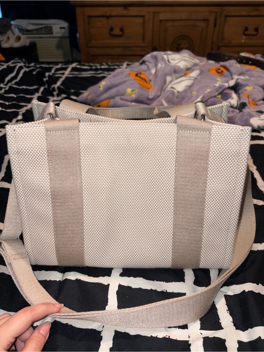 lululemon athletica mini Beige Canvas Crossbody Tote - Neutral Beige - Picture 6 of 10
